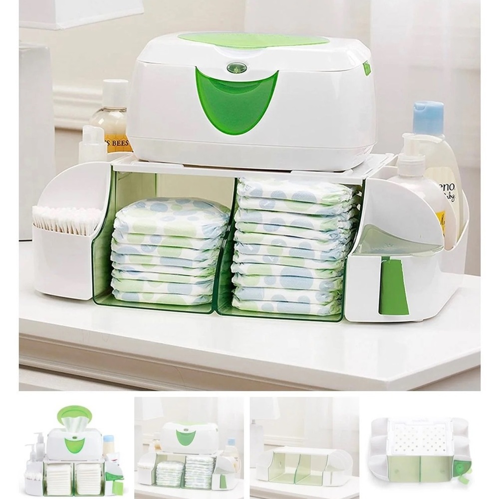 Munchkin wiper warmer with organizer